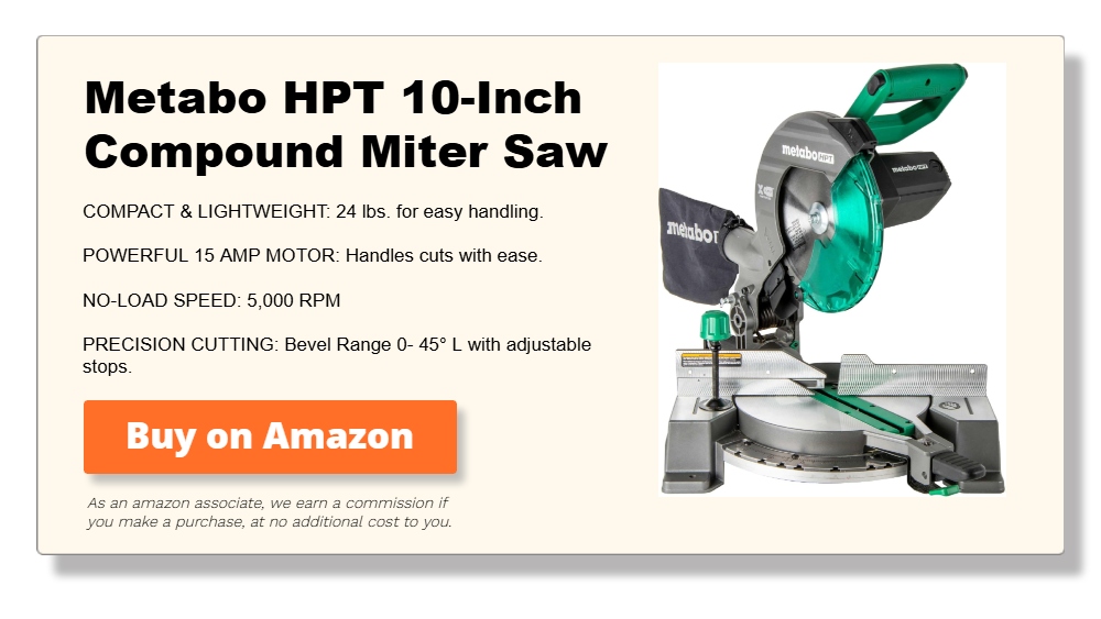 Metabo HPT 10-Inch Compound Miter Saw