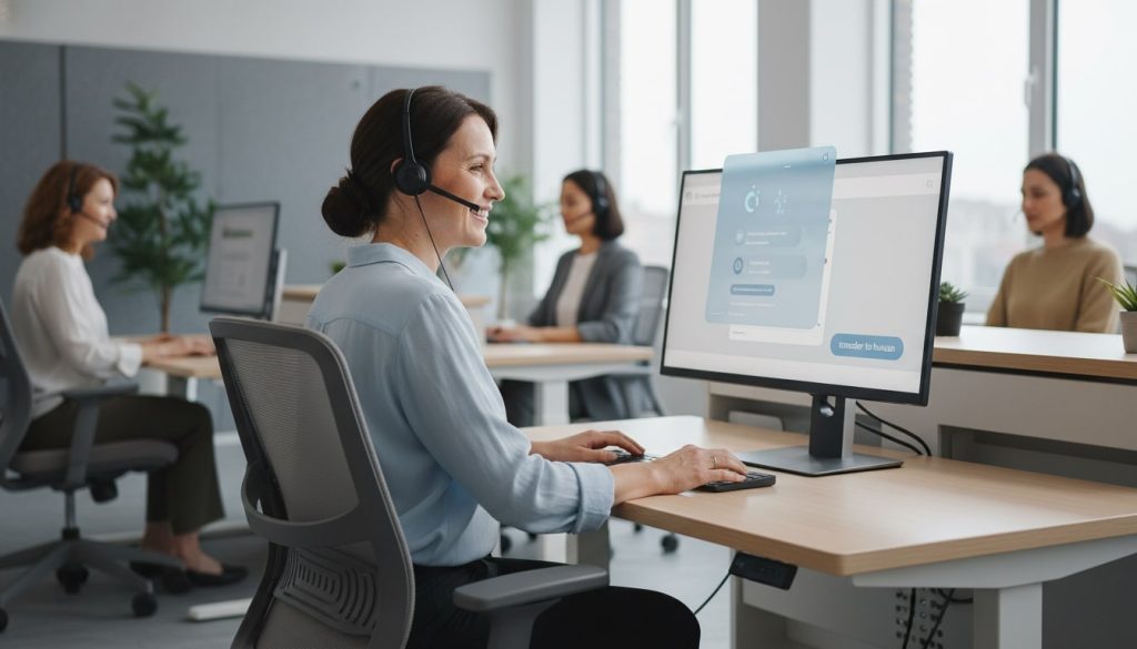 An image of a customer service representative.