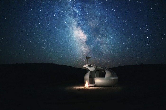 Glamping in the Ecocapsule!