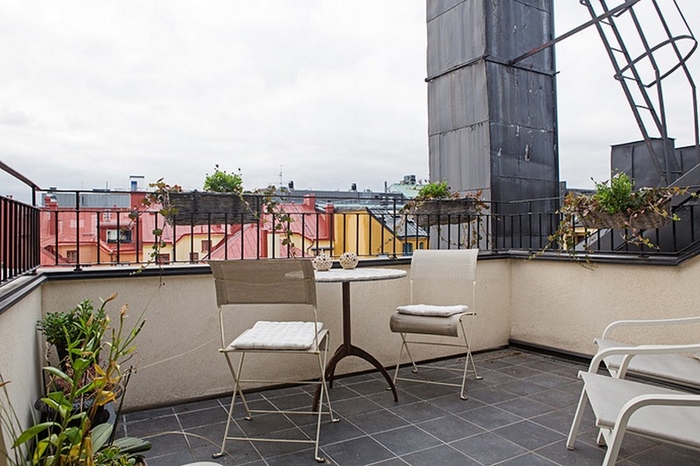 Scandinavian Loft With Two Terraces, Stockholm