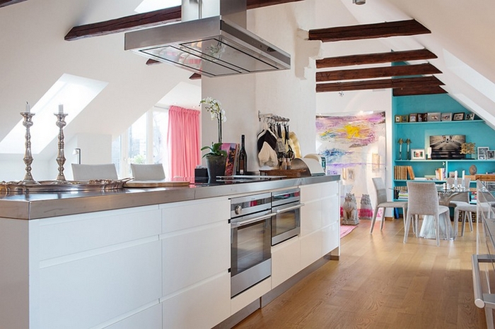 Scandinavian Loft With Two Terraces, Stockholm