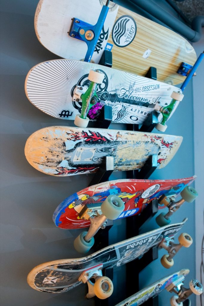 The ultimate man cave featuring a skate bowl by Inhouse