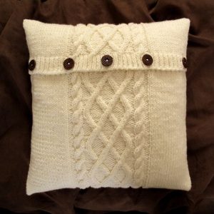 DIY Sweater Pillow