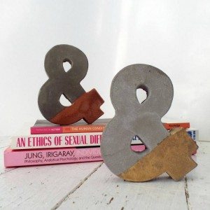Decorative Concrete Letters