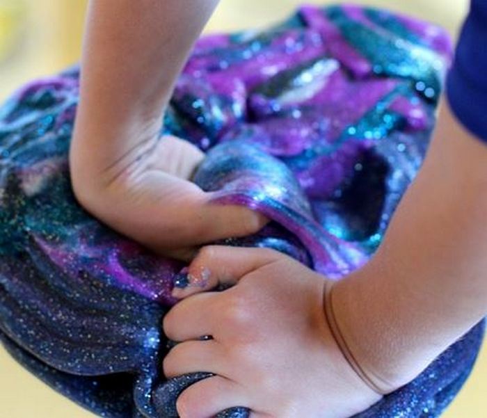 galaxy play dough