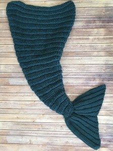 Crocheted Mermaid Tail Blankets