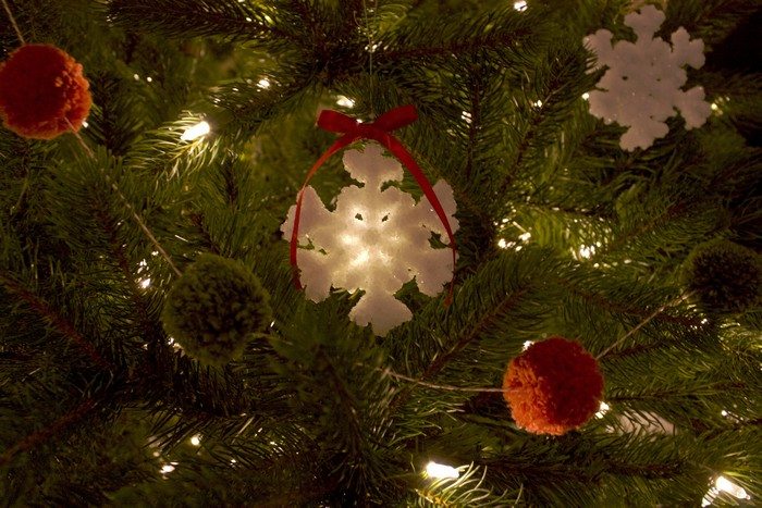 Crystal Snowflake Ornaments