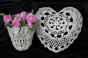 DIY Cement Lace Bowl