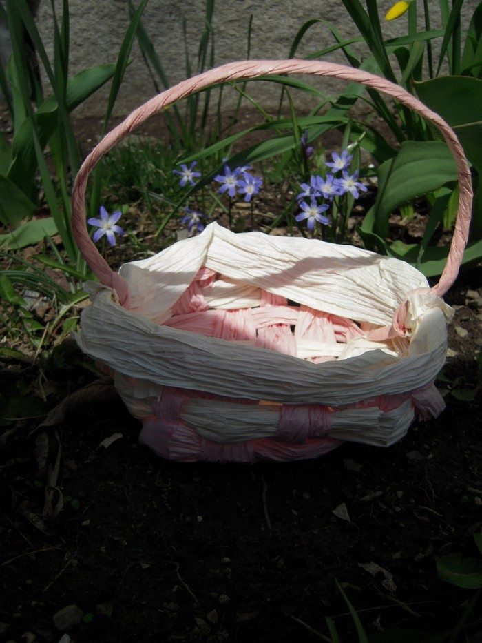 Woven Paper Easter Basket Samples