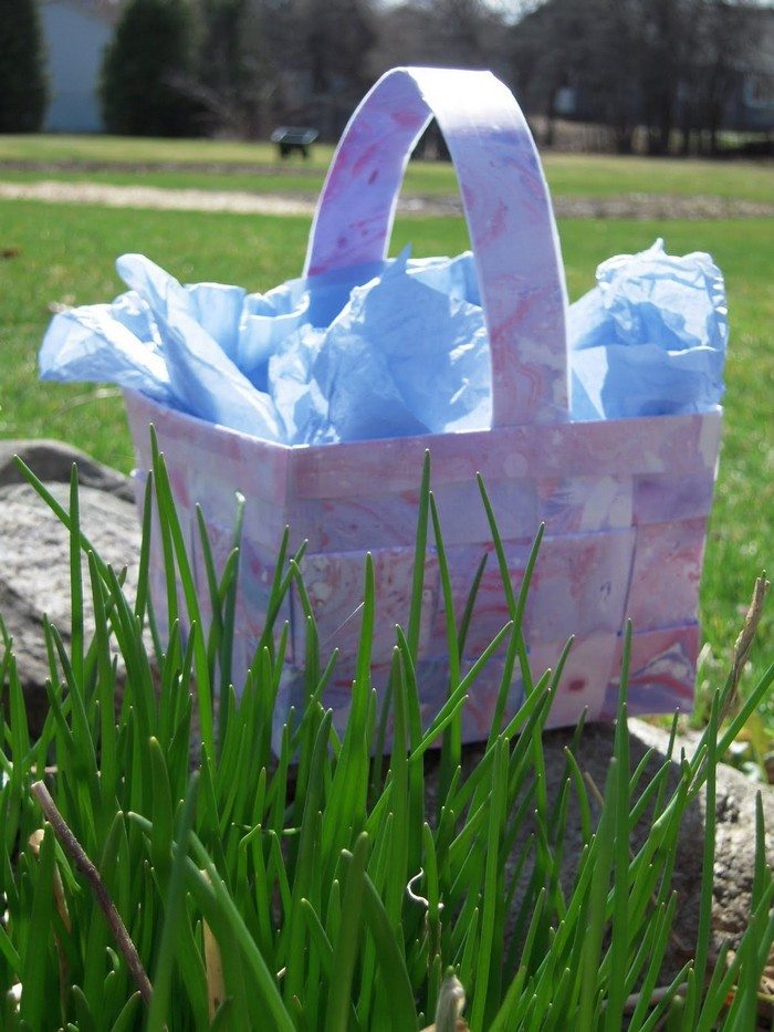 Woven Paper Easter Basket Samples