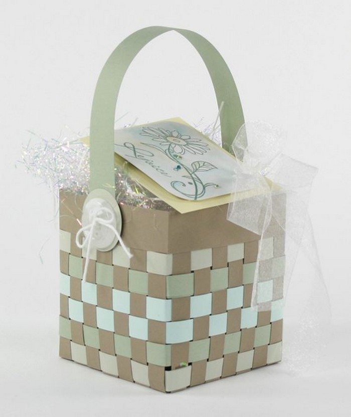 Woven Paper Easter Basket Samples