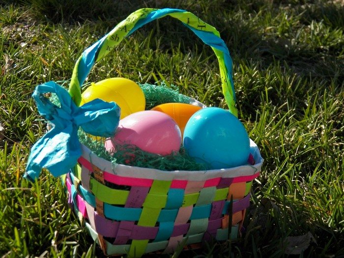 Woven Paper Easter Basket Samples