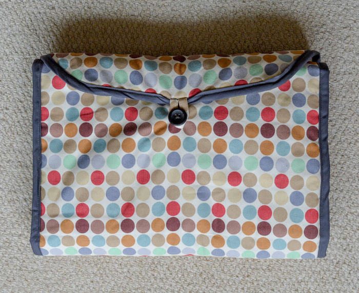DIY baby changing mat
