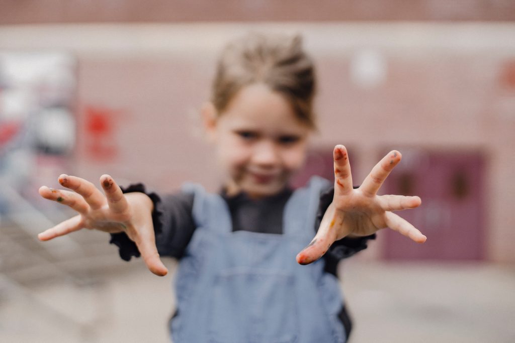 Finger painting encourage children to explore their artistic abilities and develop their fine motor skills while having fun.