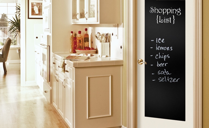 An image of a DIY chalk sign.