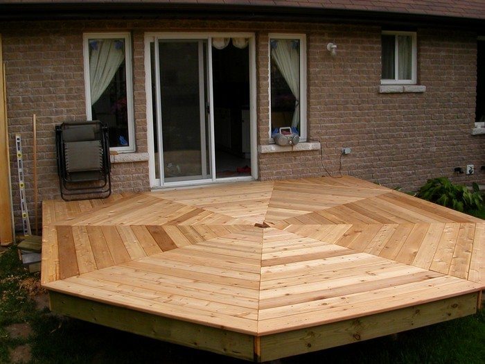 DIY Octagonal Deck