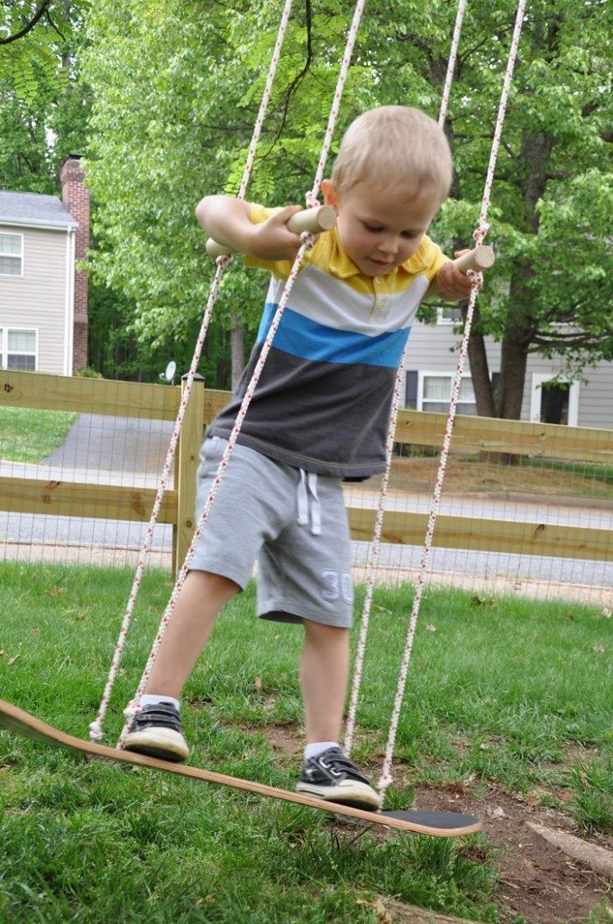 DIY Skateboard Swing
