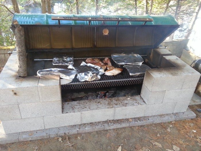 Rotisserie Pit BBQ