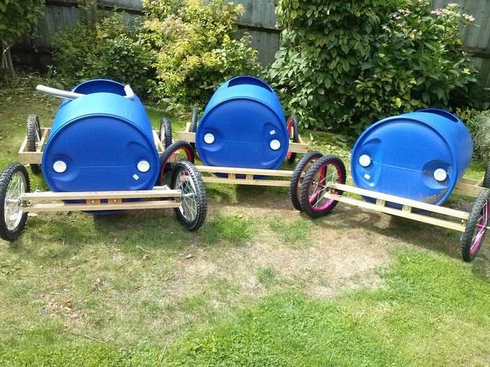 Plastic Barrel Soap Box Derby