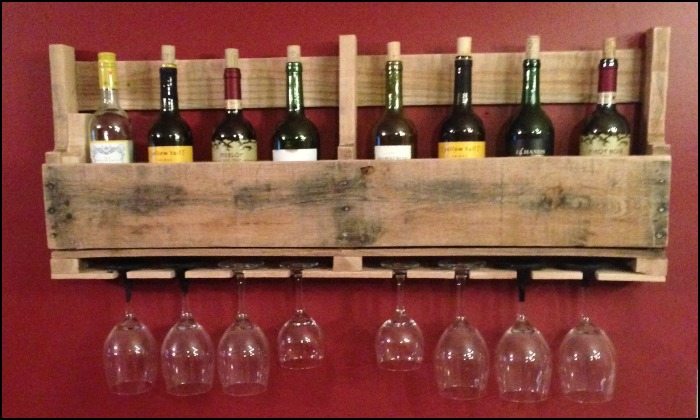 DIY Pallet Wine Rack Main Image