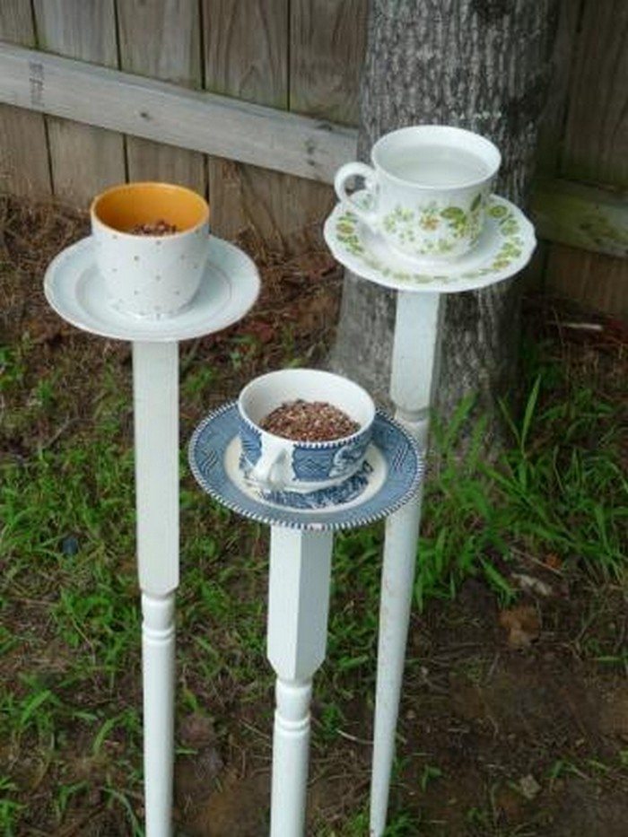 DIY Teacup Bird Feeder