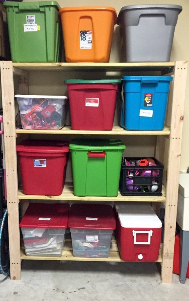 Easy Garage Basement Shelving