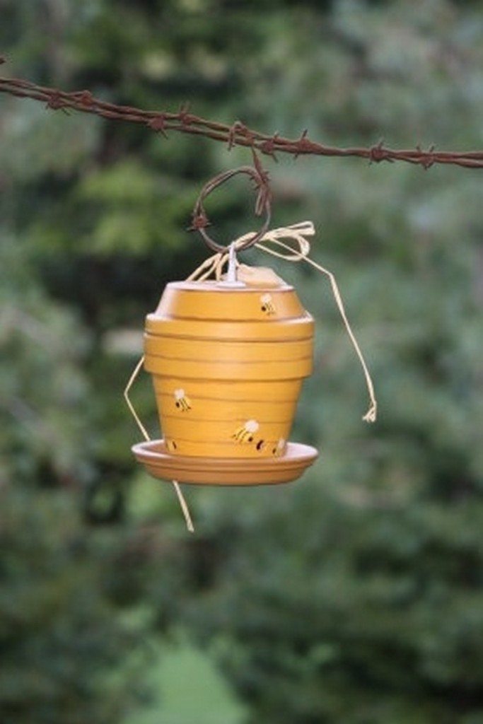 Terra Cotta Pot Bird Feeder