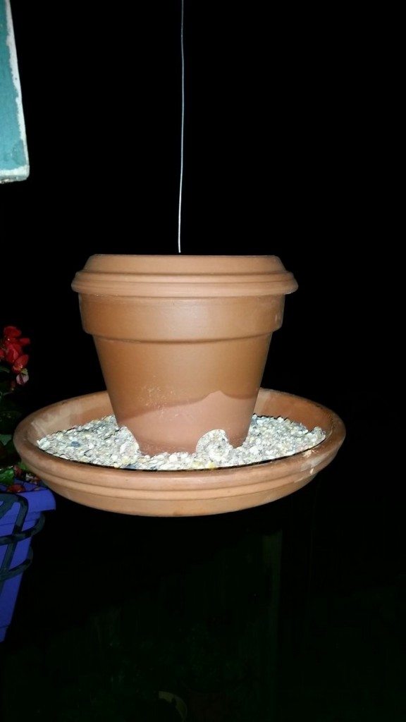 Terra Cotta Pot Bird Feeder