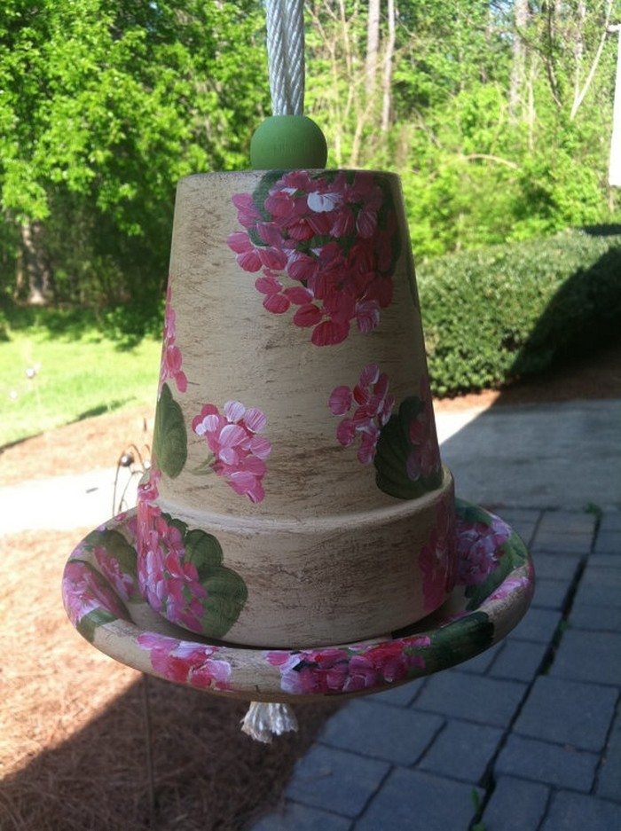 Terra Cotta Pot Bird Feeder