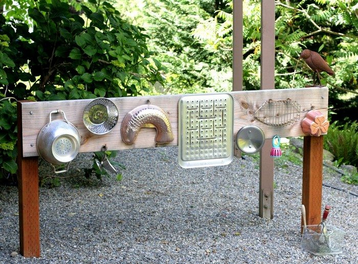 DIY Outdoor Music Wall