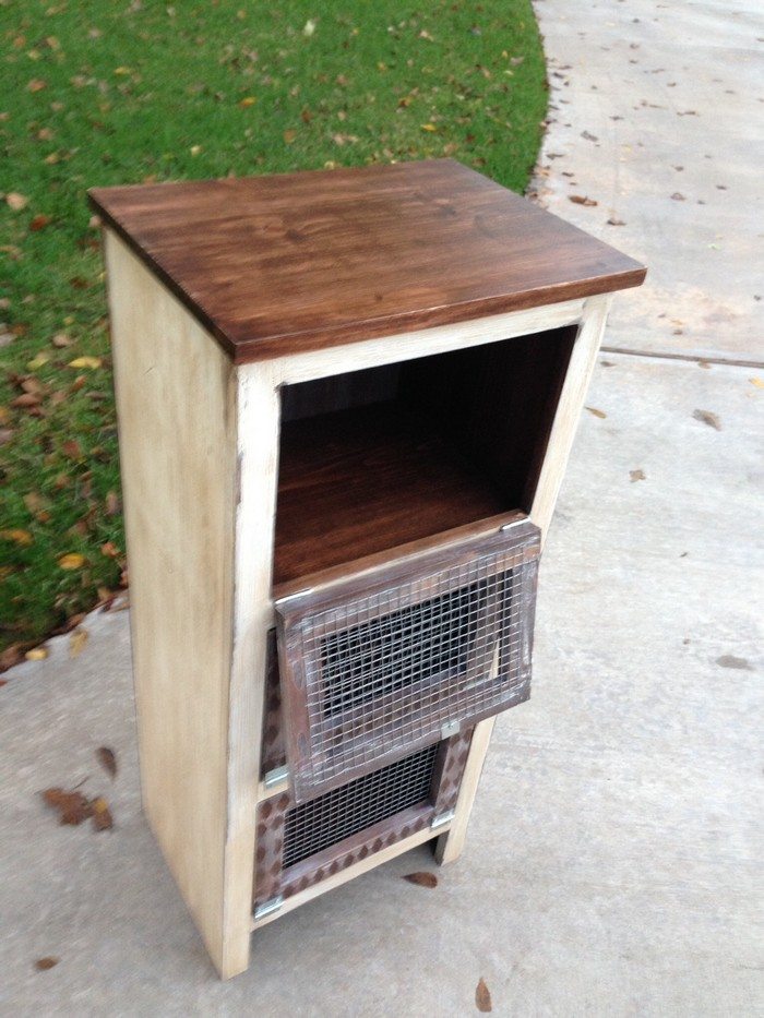 DIY Vegetable Bin Cupboard