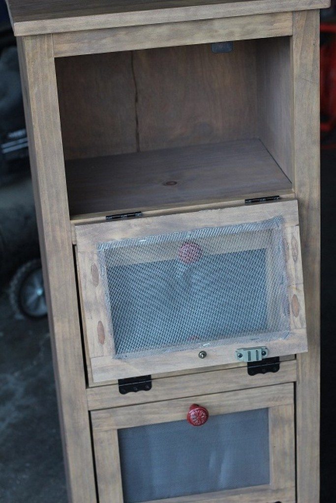 DIY Vegetable Bin Cupboard