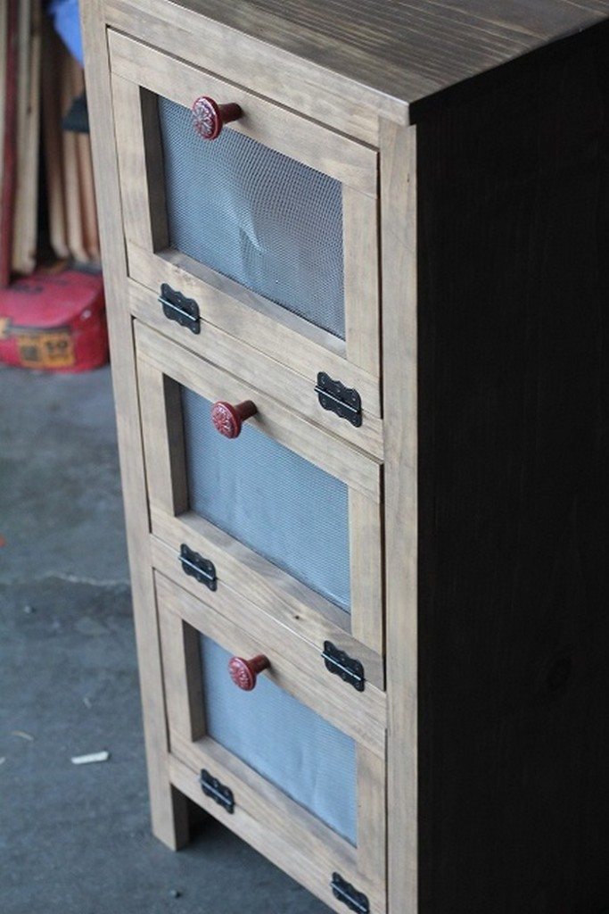 DIY Vegetable Bin Cupboard