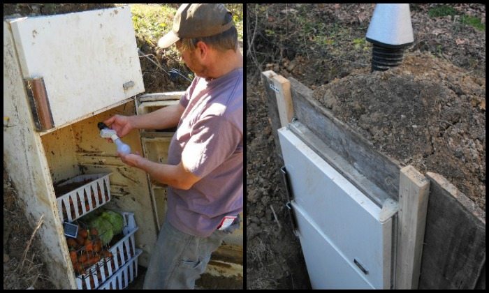 Old Fridge Root Cellar Main Image
