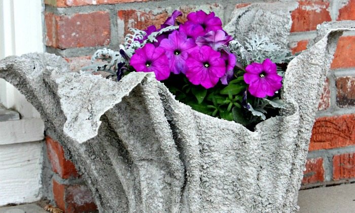 Cement Towel Planter Main Image
