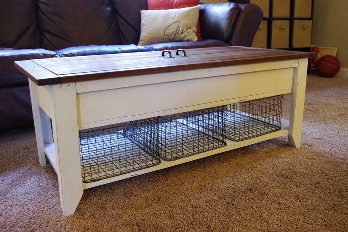 Coffee Table with Lego Storage