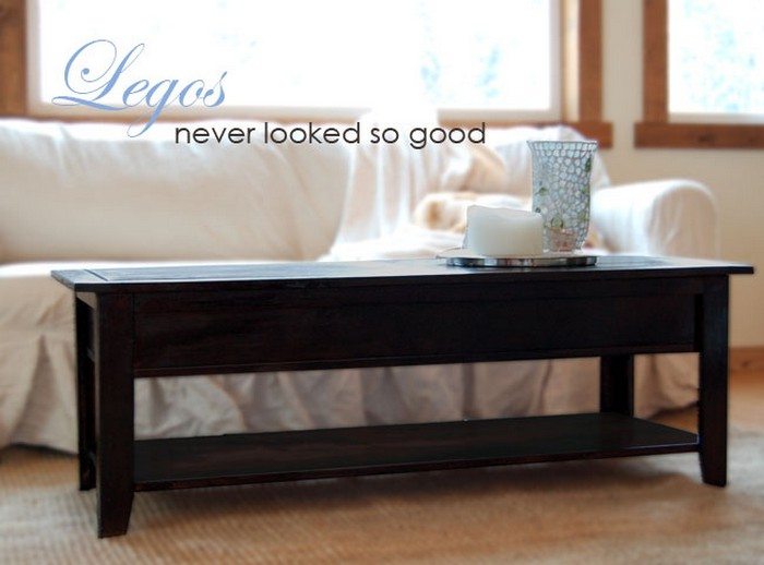 Coffee Table with Lego Storage