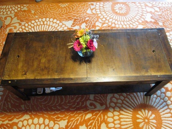 Coffee Table with Lego Storage