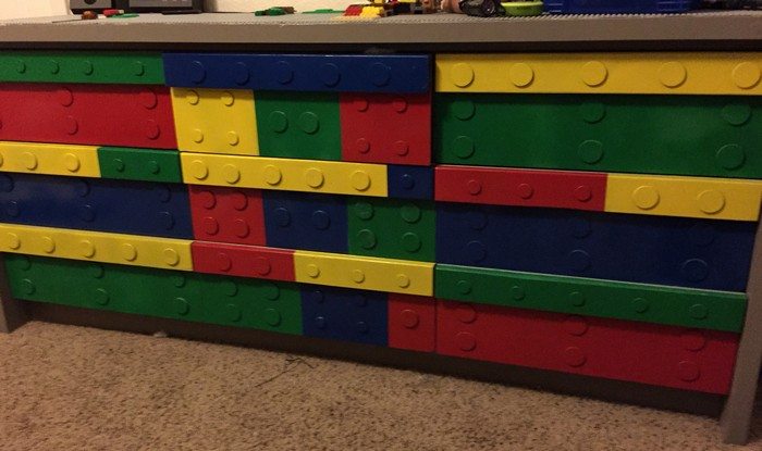 DIY Lego Themed Dresser