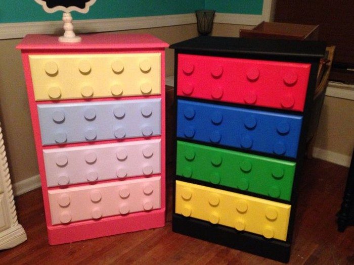 DIY Lego Themed Dresser