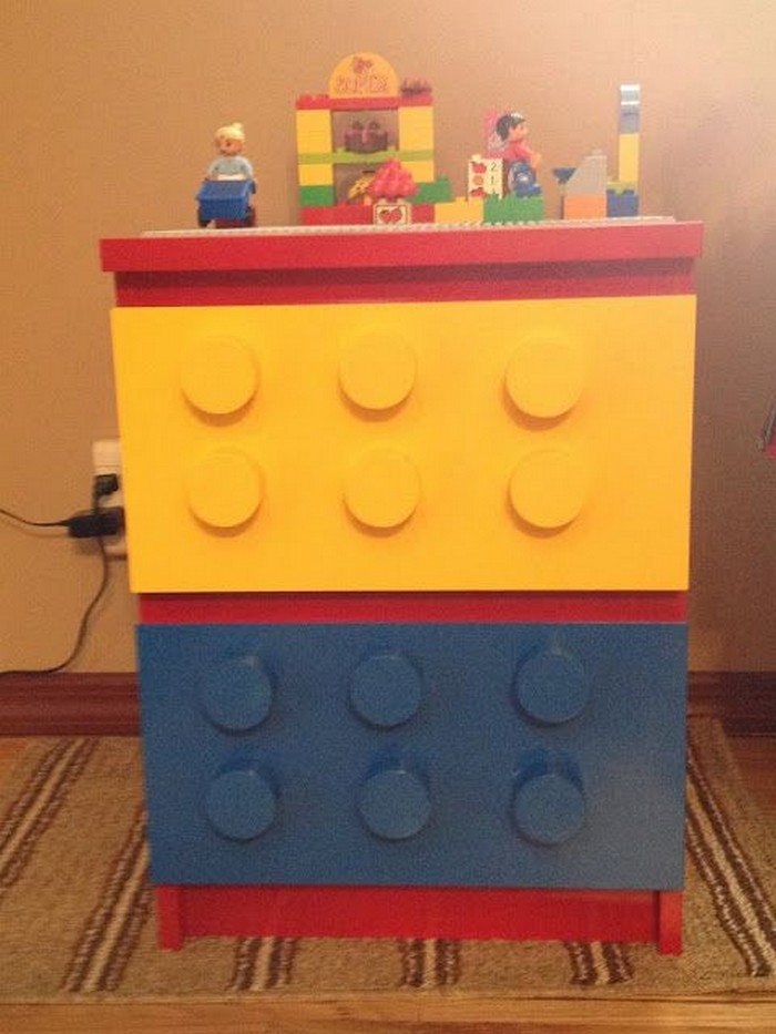 DIY Lego Themed Dresser