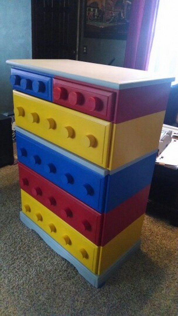 DIY Lego Themed Dresser