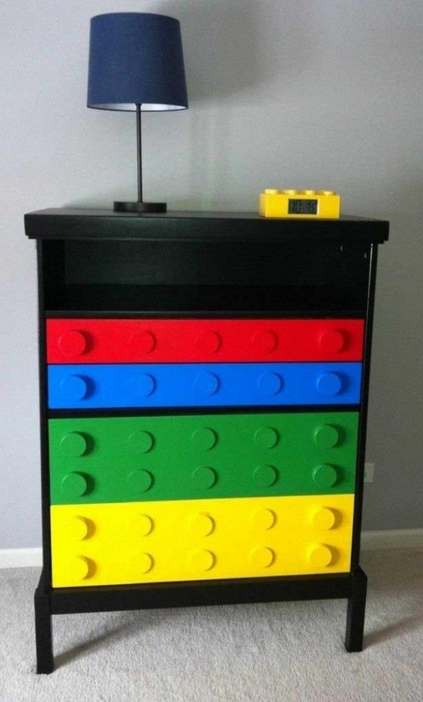 DIY Lego Themed Dresser