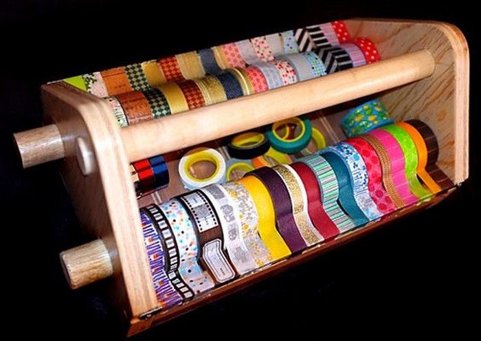 DIY Multi-Roll Tape Dispenser