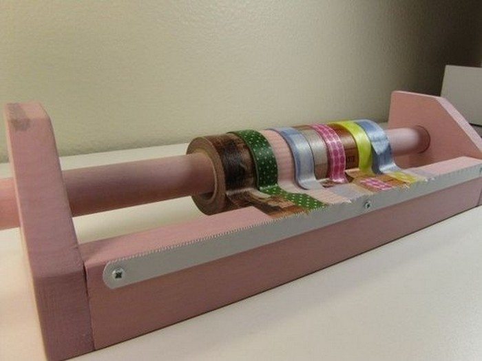 DIY Multi-Roll Tape Dispenser