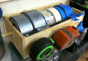 DIY Multi-Roll Tape Dispenser