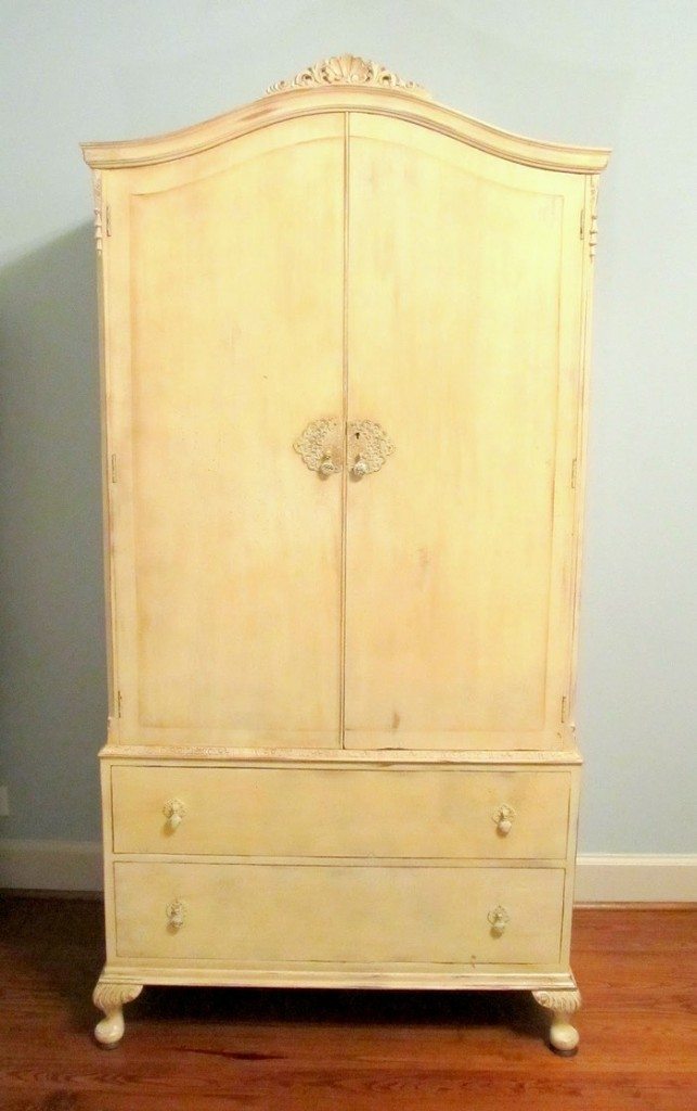 French Armoire Sewing Cabinet
