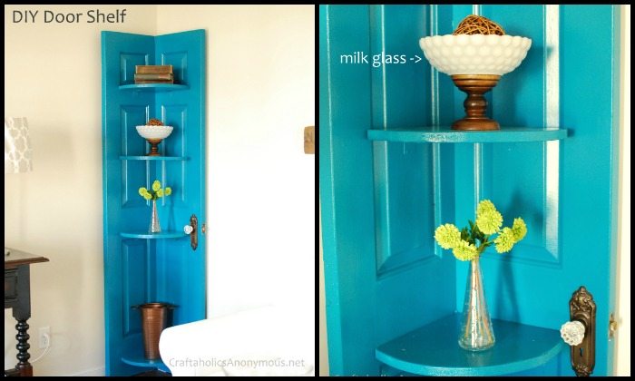 Old Door Corner Shelf Main Image