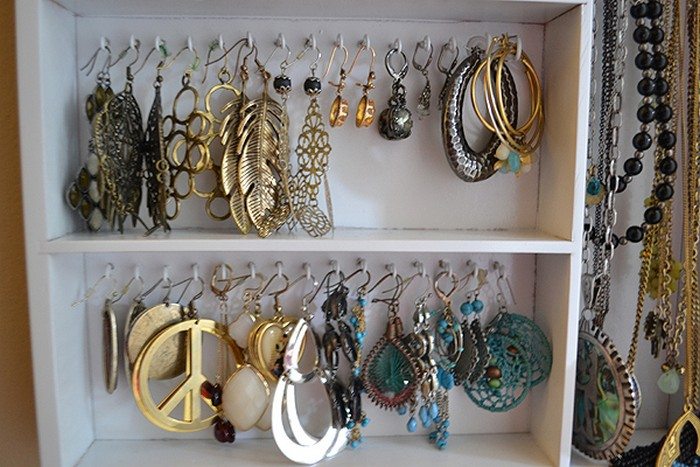 Repurposed Silverware Tray Jewelry Holder