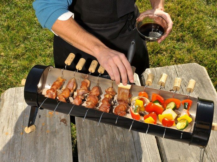 DIY Yakitori Grill